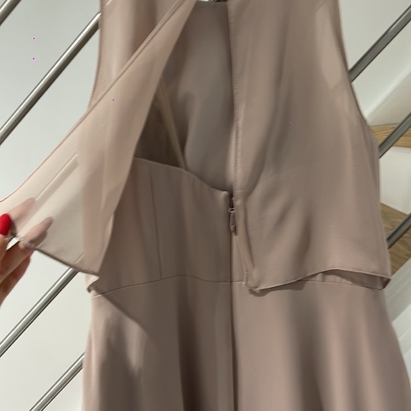 Azazie Taupe Bridesmaid Dress - Picture 7 of 12